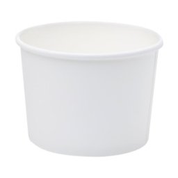 Boluri Biodegradabile, Compostabile PLA Albe, Diametru 115 mm, 480 ml, 25 buc