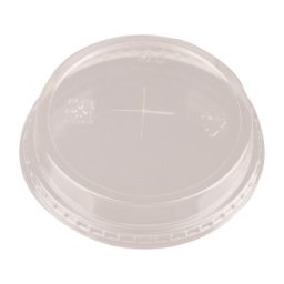 Capace Biodegradabile, Compostabile, PLA Plate, Gaura X, Transparente, 76 mm, 50 buc
