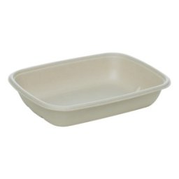 Caserole Biodegradabile, Compostabile Natur, 23x16 cm, 1000 ml 50 buc