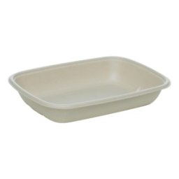 Caserole Biodegradabile, Compostabile Natur, 23x16 cm, 750 ml 50 buc
