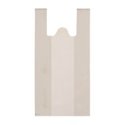 Sacose Biodegradabile, Compostabile, Albe, Medii 50 buc