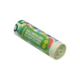 Saci Gunoi Biodegradabili, Compostabili, 60 l, 10 Bucati