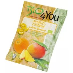 Dropsuri Bio cu Mango si Portocale 75 g, Bio 4 you