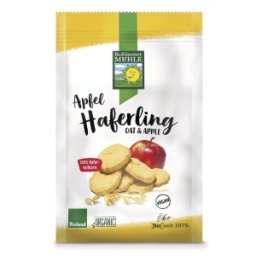Biscuiti Bio Crocanti din Ovaz cu Mere, 125g Bohlsener Muhle, Haferling