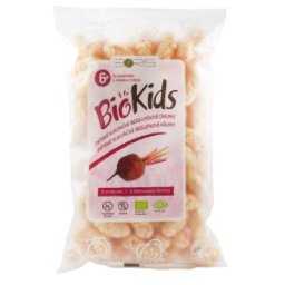 Pufuleti Bio cu Sfecla Rosie, 55 g, Biokids