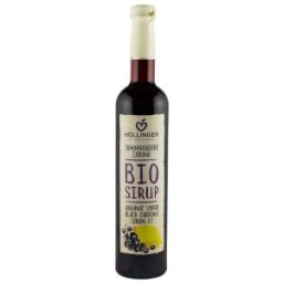 Sirop Bio din Coacaze Negre cu Lamaie, 0,5 l Hollinger
