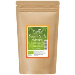 Seminte de Canepa Bio Decorticate, 250 g