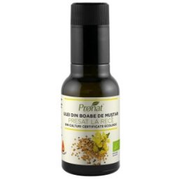 Ulei Bio din Boabe de Mustar Presat la Rece, 100 ml