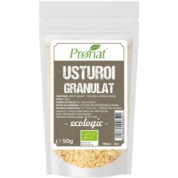 Usturoi Uscat Granulat Fin Bio, 50 g