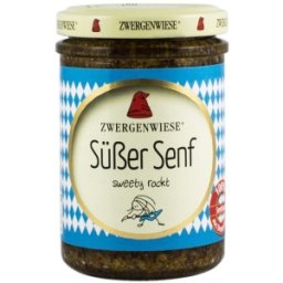 Mustar Bio Dulce cu Seminte de Mustar, 160 ml Zwergenwiese