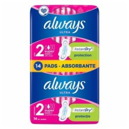 Absorbante Always Ultra Super, 14 Bucati