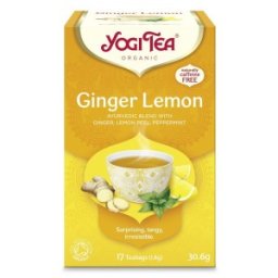 Ceai Bio Ghimbir si Lamaie, Yogi Tea, 17 Plicuri, 30.6 g