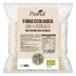 Faina Bio din 4 Cereale fara Gluten, Pronat, 500 g