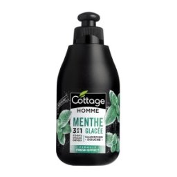 Gel de Dus si Sampon de Par Cottage Menthe Glacee, Barbati, 250 ml