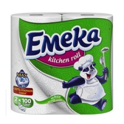 Prosoape de Hartie Emeka White, 3 Straturi, 2 Role, 11. 5 m