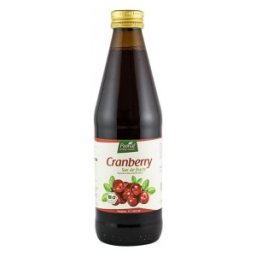 Suc de Merisoare, Afine Rosii,100%, BIO, 330 ml Medicura