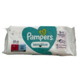 Servetele Umede Pampers Sensitive, 52 Bucati