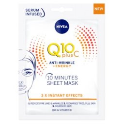 Masca Servetel Nivea Q10 Plus C, cu Vitamina C