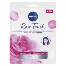 Masca Servetel Nivea Rose Touch, pentru Toate Tipurile de Piele