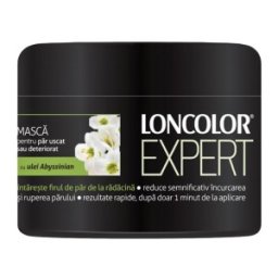 Set 2 x Masca de Par Loncolor Expert cu Ulei Abyssinian, pentru Par Uscat sau Deteriorat, 400 ml