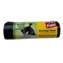 Pachet 10 x 20 Saci Menajeri Fino Economy, 60 l