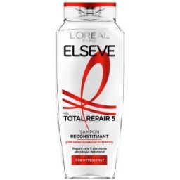 Set 2 x Sampon L'Oreal Paris Elseve Total Repair 5, pentru Par Deteriorat, 250 ml