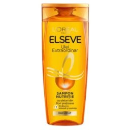 Set 2 x Sampon L'Oreal Paris Elseve Ulei Extraordinar, pentru Par Uscat, 250 ml