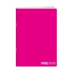 Caiet A5 Dictando, 42 File, 80 g, Coperta Feel PP, Roz