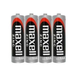 Set Baterii Zinc AAA R3, Maxell, Infoliate, 4 Bucati