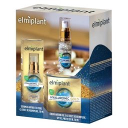Set Cadou Elmiplant Crema de Zi cu Acid Hialuronic, 50 ml si Ser pentru Fata cu Acid Hialuronic, 30 ml