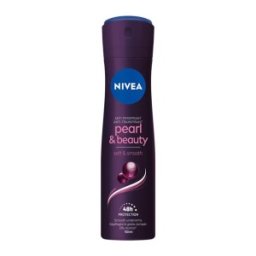 Set 3 x Deodorant Antiperspirant Spray Nivea Pearl Beauty Soft Smooth, pentru Femei, 150 ml