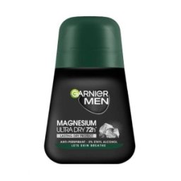 Set 3 x Deodorant Roll-on Garnier Men Magnesium Ultra Dry 72h, pentru Barbati, 50 ml