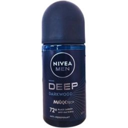 Set 3 x Deodorant Roll-On Men Deep Darkwood Nivea Deo, 50 ml