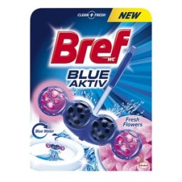 Set 5 x Odorizant Toaleta Bref Blue Aktiv Fresh Flowers, 50 g