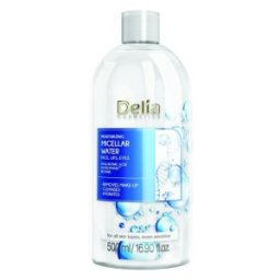 Set 3 x Apa Micelara Delia Moisturizing, cu Acid Hialuronic, 500 ml