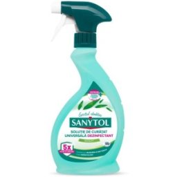 Set 3 x Spray Dezinfectant Multisuprafete Universal Sanytol Grapefruit, 500 ml