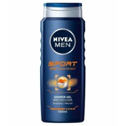 Set 2 x Gel de Dus Nivea Men Sport, cu Minerale, 500 ml