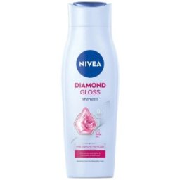 Set 3 x Sampon Nivea Diamond Gloss Care, Ulei de Trandafir, 250 ml