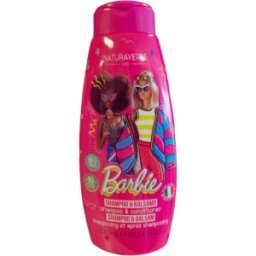 Set 2 x Sampon si Balsam Naturaverde Kids Barbie, pentru Copii, 300 ml