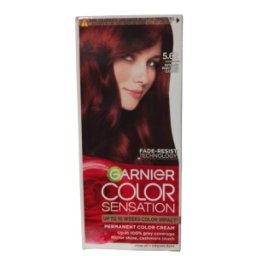 Set 3 x Vopsea de Par Permanenta cu Amoniac Garnier Color Sensation 5.62 Visiniu Intens Pretios, 110 ml