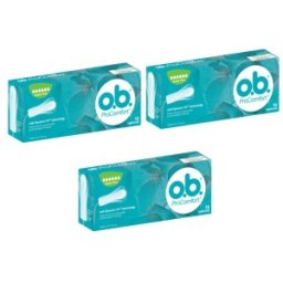 Set 2 x Tampoane OB Procomfort, 16 Bucati / Cutie, 3 Cutii