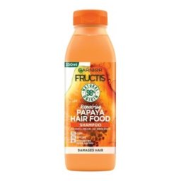 Set 2 x Sampon de Par Garnier Fructis Hair Food Papaya, pentru Parul Deteriorat, 350 ml