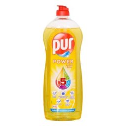 Set 5 x Detergent de Vase cu Parfum de Lamaie Pur Lemon, 750 ml