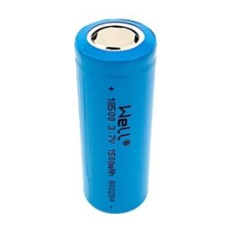 Set 2 x Acumulator Industrial Li-ion Terminal Plat 18500 Well, 3.7V, 1500 mAh