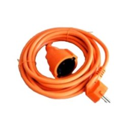 Set 2 x Cablu Prelungitor Electric Portocaliu, IP20, Sectiune Cablu 3 x 1.5mm2, Lungime 5 m, Well