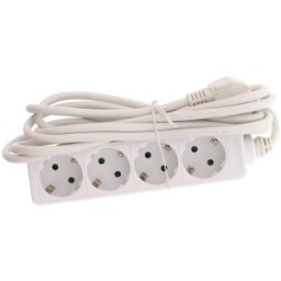 Set 2 x Prelungitor Electric 4 Prize, Sectiune Cablu 3 x 1.5mm2, Lungime 3 m, Well