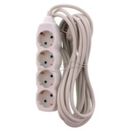 Set 2 x Prelungitor Electric, 4 Prize, Sectiune Cablu 3 x 1.5mm2, Lungime 5 m, Well