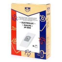 Set 2 x Sac Aspirator Electrolux-philIPs Universal (s-bag), Hartie, 5x Saci, K&M