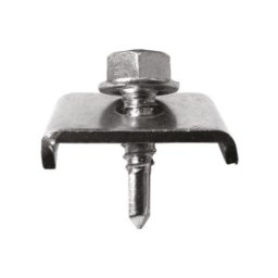 Set 100 x Clema Prindere Gard Bordurat 6.3 x 25 mm, DIN 7504K, Vopsit RAL 6005