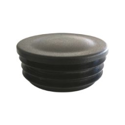 Set 25 x Capace Pentru Stalpi Rotunzi Ø 42.4mm Ø 1.25 Inch Material PVC Culoare Negru